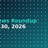 AI news roundup June 30 2026, dark navy and teal Tha-Shed branded graphic with plus pattern