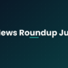 AI news roundup July 9 2026 dark navy and teal graphic
