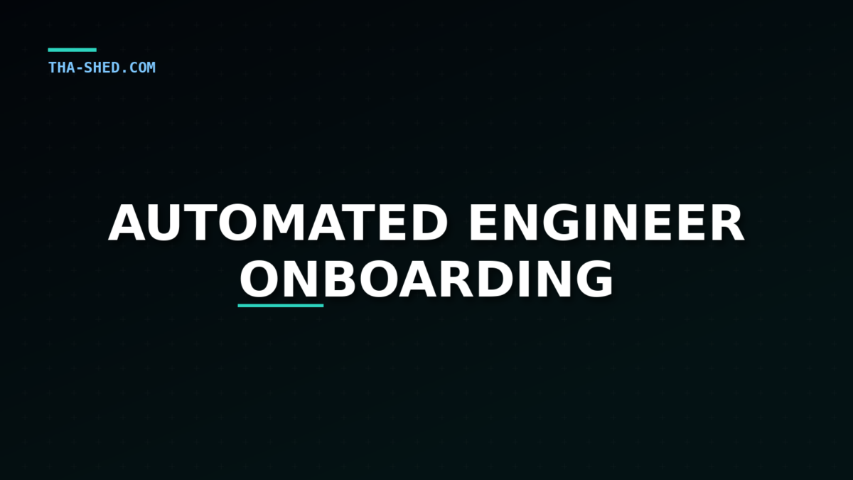 Automated engineer onboarding workflow for DevOps teams
