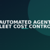 Automated agent fleet cost control dashboard illustration for DevOps AI agents