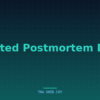Automated postmortem drafting AI agent workflow illustration