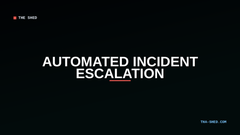 Automated incident escalation workflow for DevOps on-call teams
