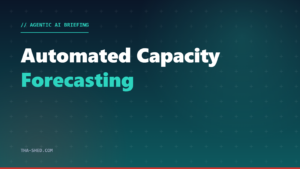 Automated capacity forecasting workflow for DevOps teams using AI agents