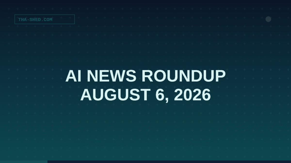 AI news roundup August 6 2026, Google DeepMind leadership shakeup and Meta Muse Code