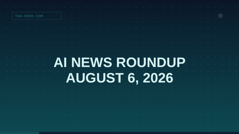 AI news roundup August 6 2026, Google DeepMind leadership shakeup and Meta Muse Code