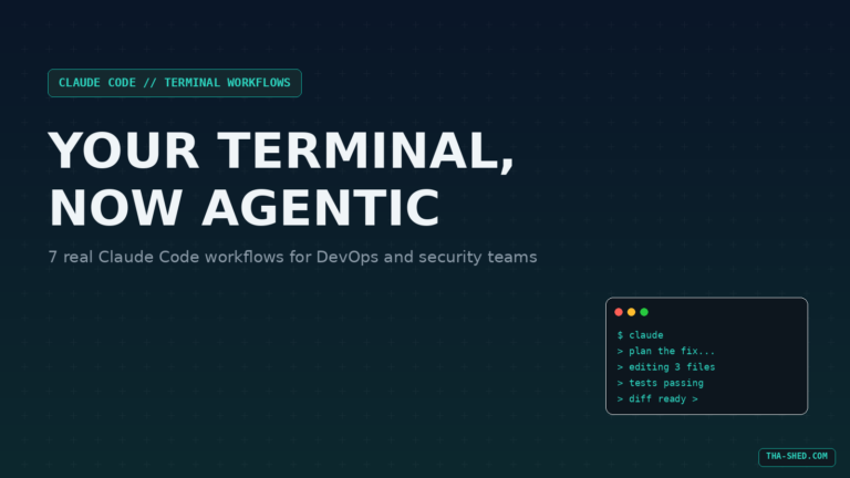 Illustration: dark terminal window showing a Claude Code session with an example rate-limiting task