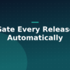 Automated release gating agent workflow illustration for DevOps teams