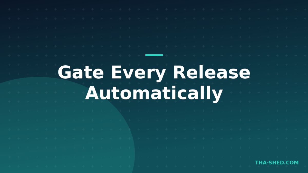 Automated release gating agent workflow illustration for DevOps teams