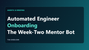 Automated engineer onboarding mentor agent answering new hire questions with citations