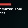 Automated tool access diagram for AI agents calling internal APIs safely