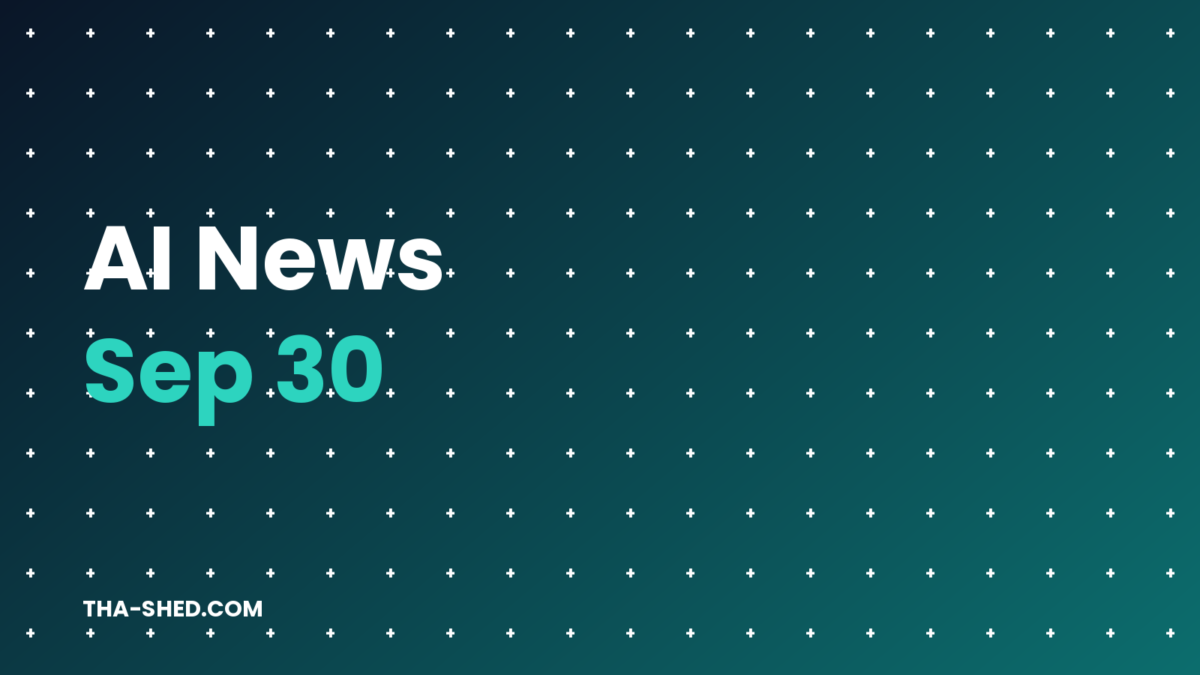 AI news roundup September 30 2026 OpenAI Dots White House accord