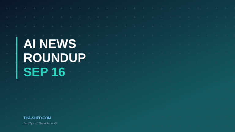 AI news roundup September 16 2026 banner for DevOps and security professionals