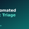 Automated test triage workflow that sorts flaky test failures from real regressions