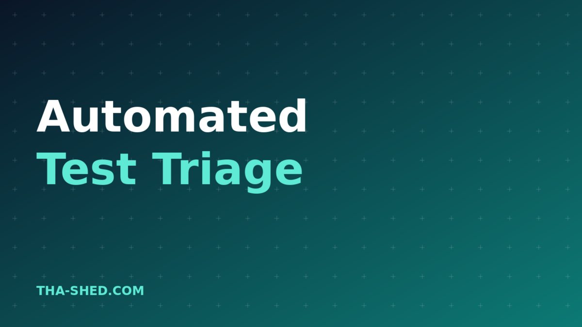 Automated test triage workflow that sorts flaky test failures from real regressions