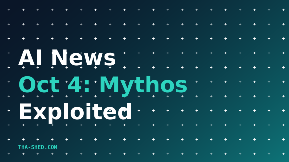 AI news roundup October 4 Mythos bug exploited GitLab Google